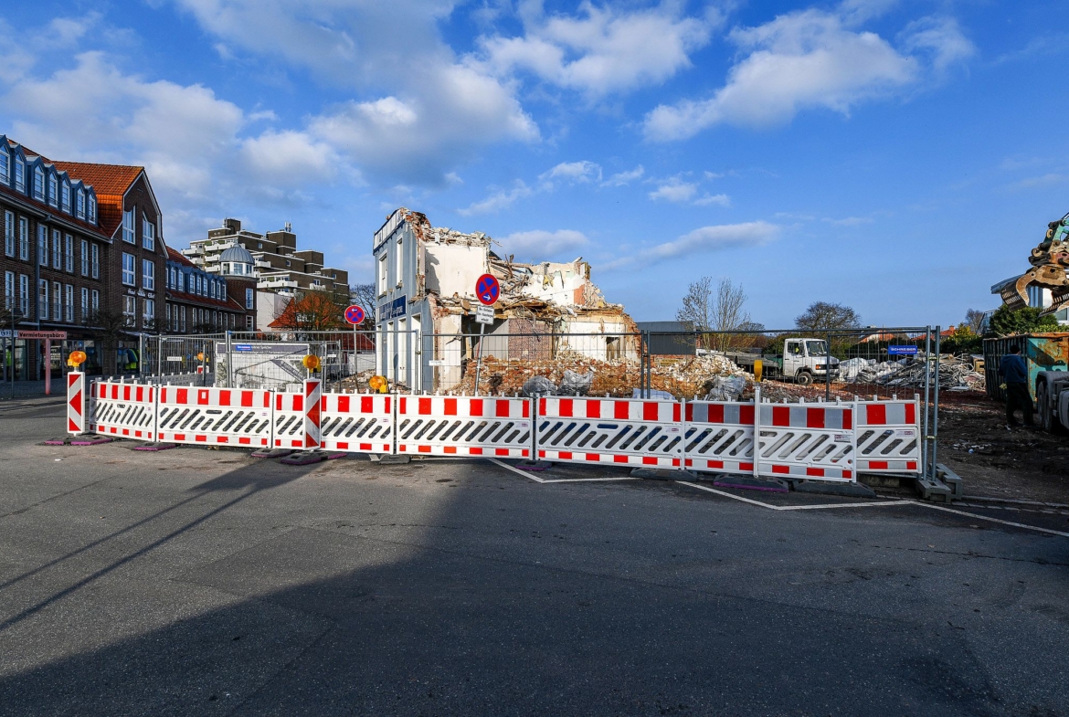 Abriss der Häuser hat begonnen