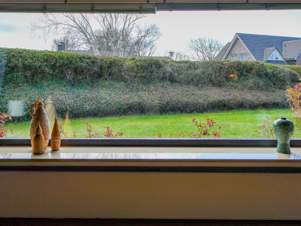 große Fensterfront Wohnzimmer