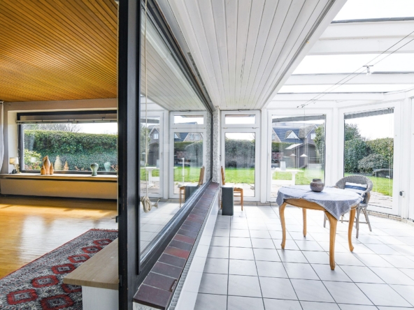 Blick Wohnzimmer / Wintergarten