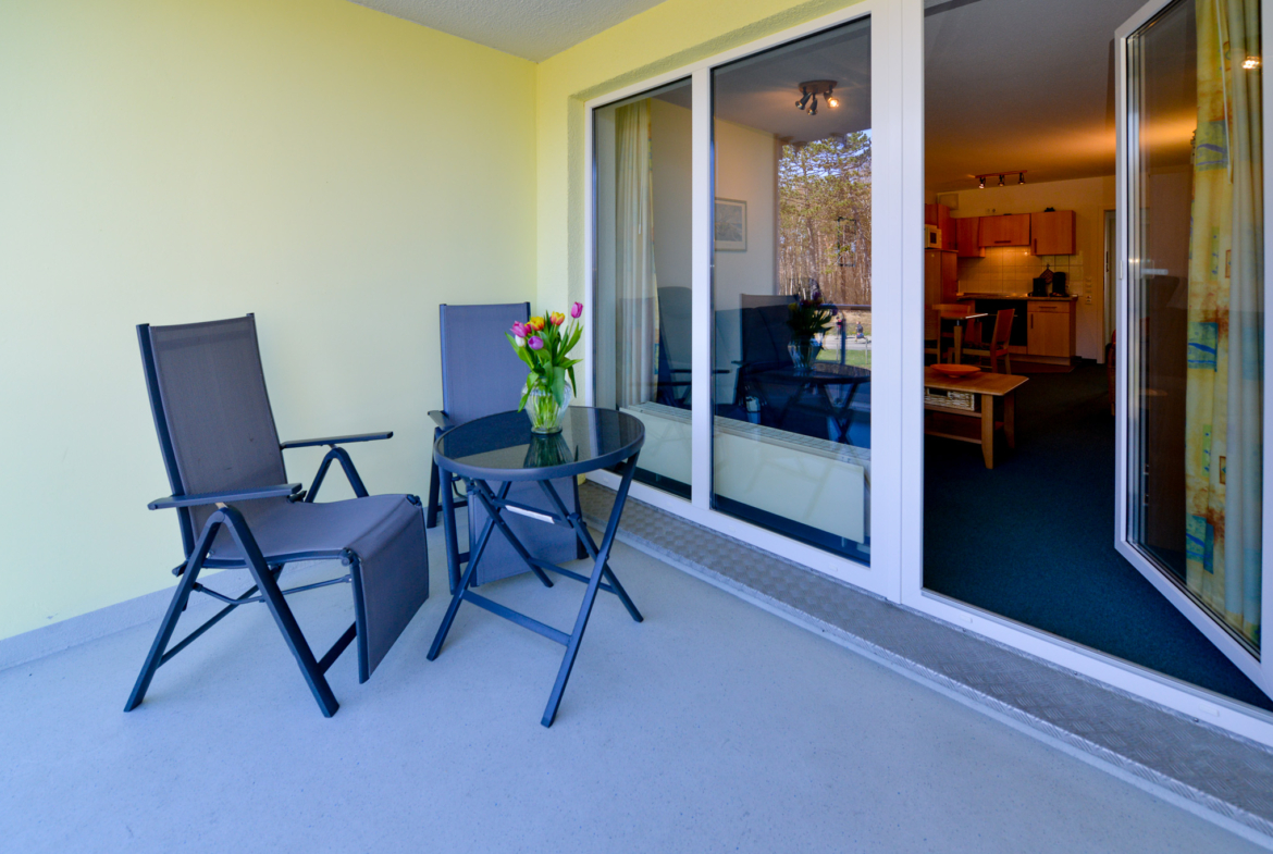 Balkon zum Wohnzimmer