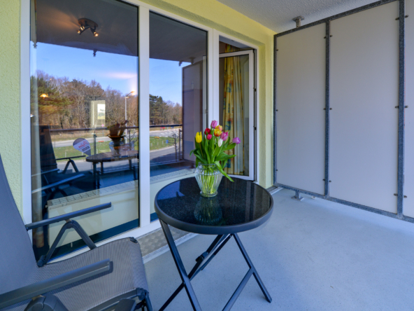 Balkon zum Wohnzimmer