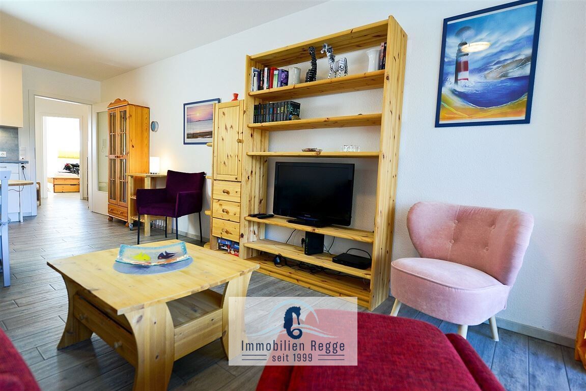 Wohnzimmer mit Balkon
