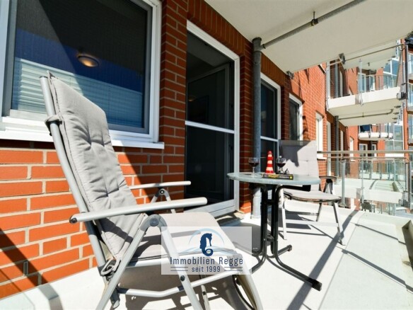 überdachter Südbalkon