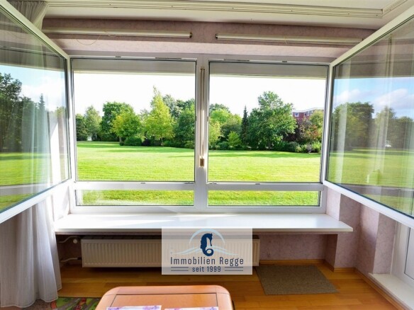 Blick aus dem Wohnzimmer