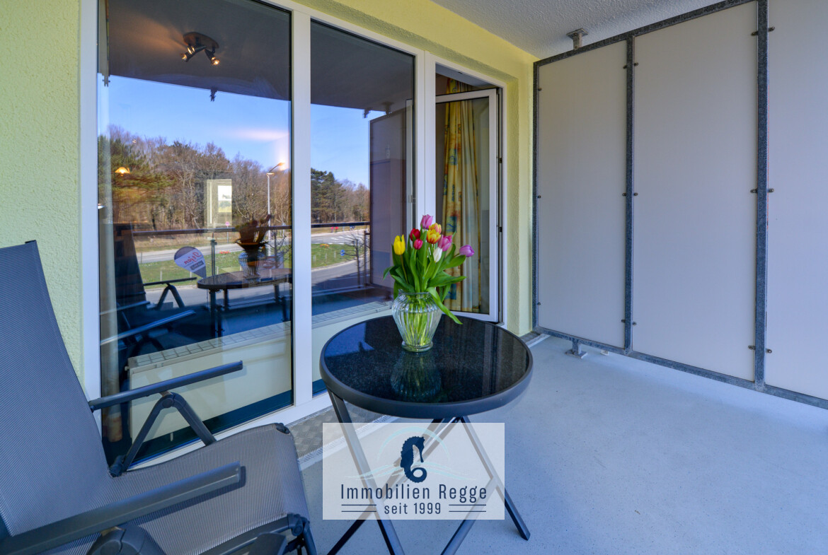 Balkon zum Wohnzimmer