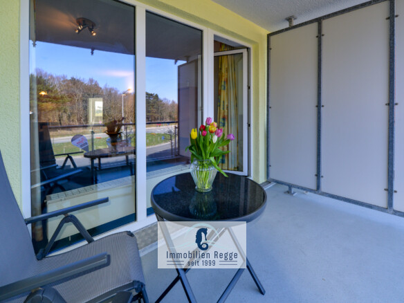 Balkon zum Wohnzimmer