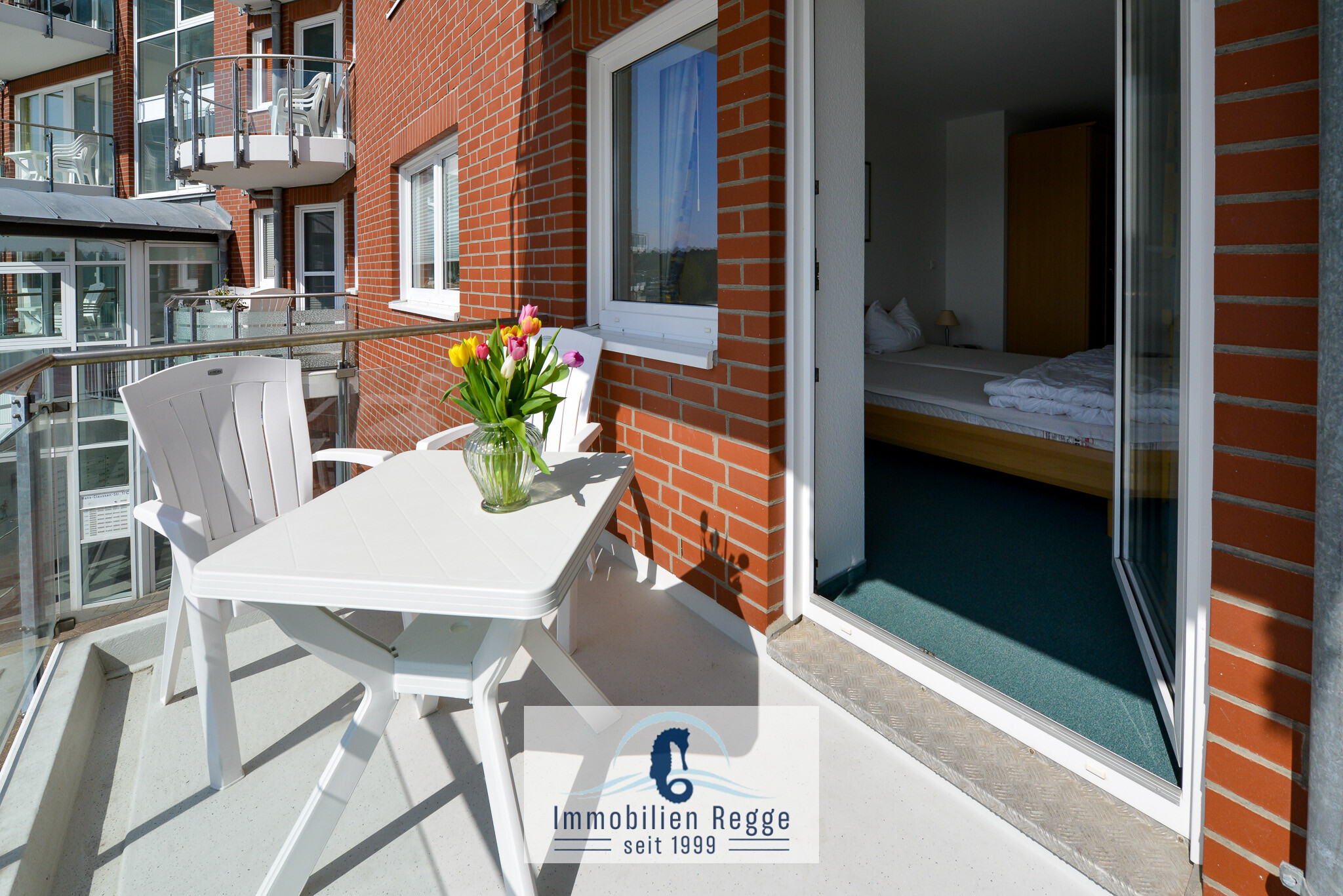 Balkon zur Süddseite Balkon zur Süddseite