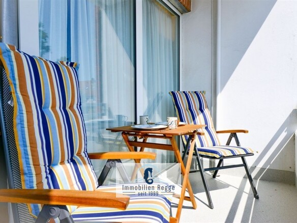 überdachter Südbalkon