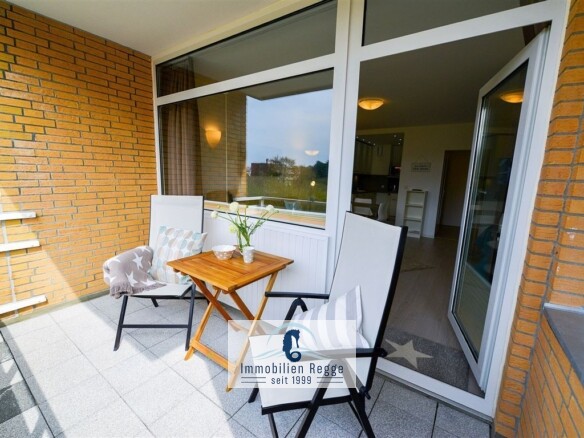 schöner Südbalkon
